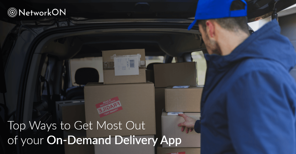 On Demand Delivery App - Delivery management software