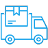 This Image represents a parcel delivery truck