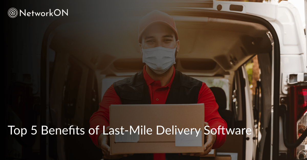 Benefits of last mile delivery software logo