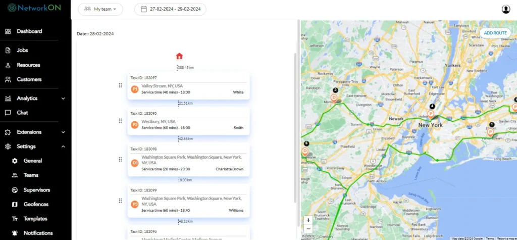 Real-Time Package Tracking