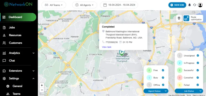 Courier delivery tracking software